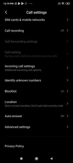 Automatic Call Recording