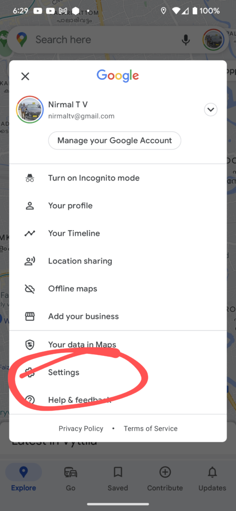 Show Speed Limit in Google Maps