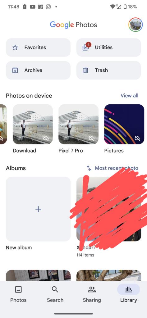 Create Locked Folder in Google Photos