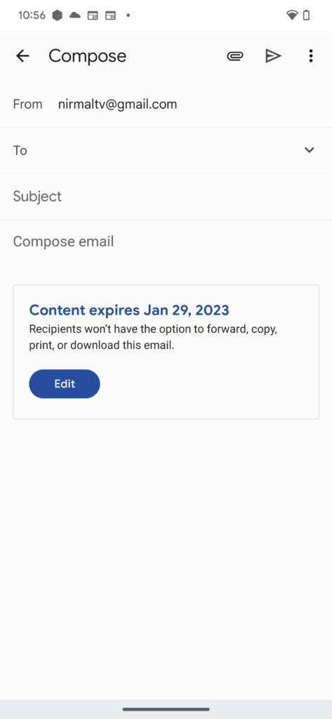 Create a Confidential Email on Gmail
