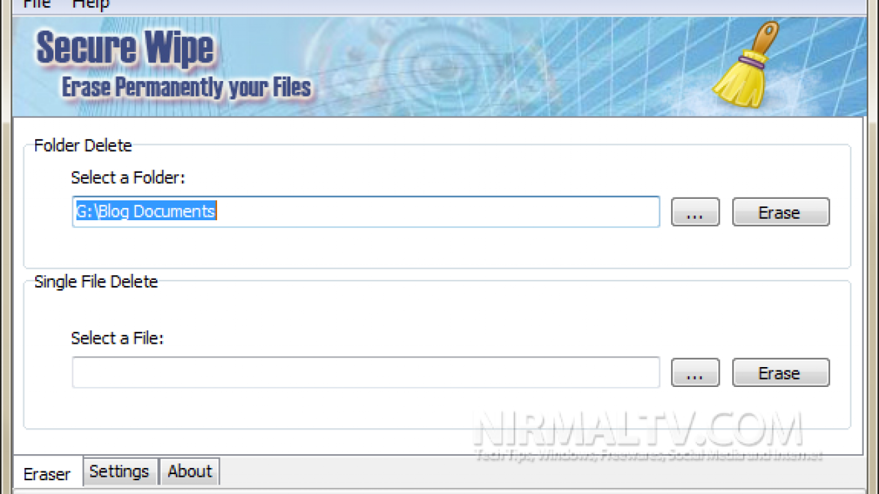 secure delete files