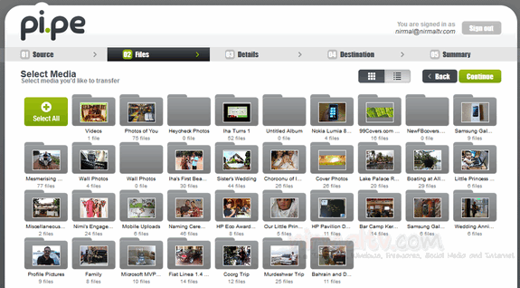 Select albums