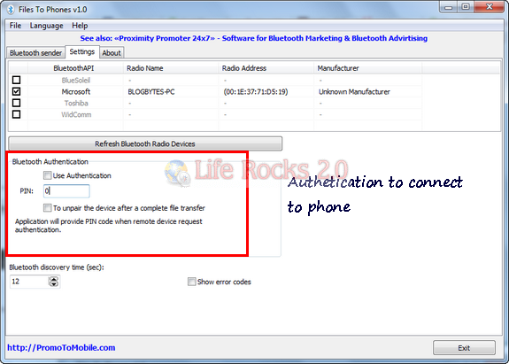 SentFiles to Phone_settings