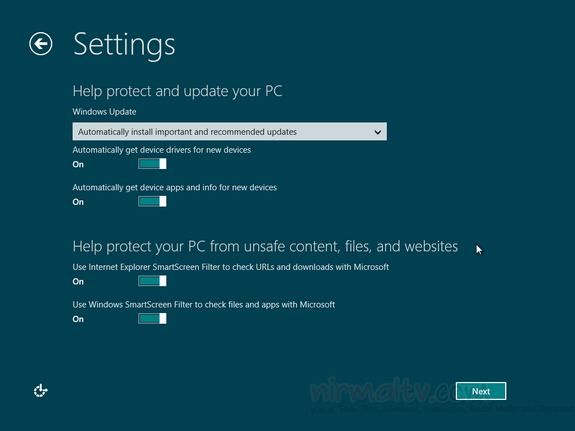 Settings_ updates
