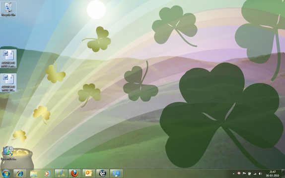 Shamrocks theme