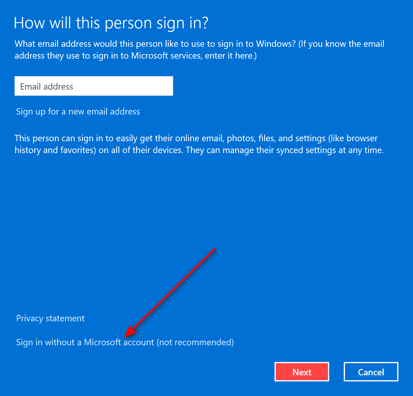 Create a Local Account in Windows 11
