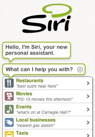 Siri iPhone APp