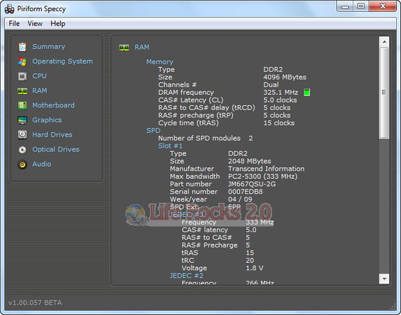 Speccy Memory
