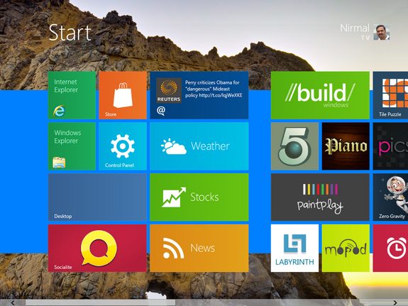 Start menu