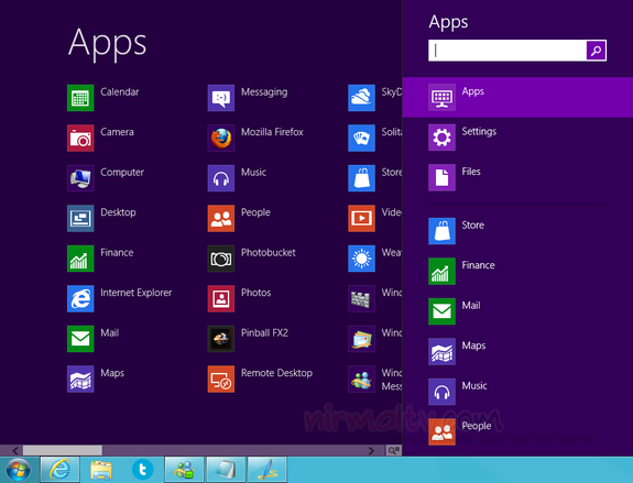 Start screen with button