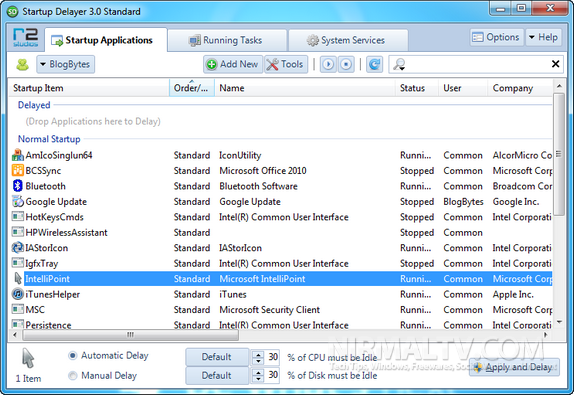 Startup Delayer