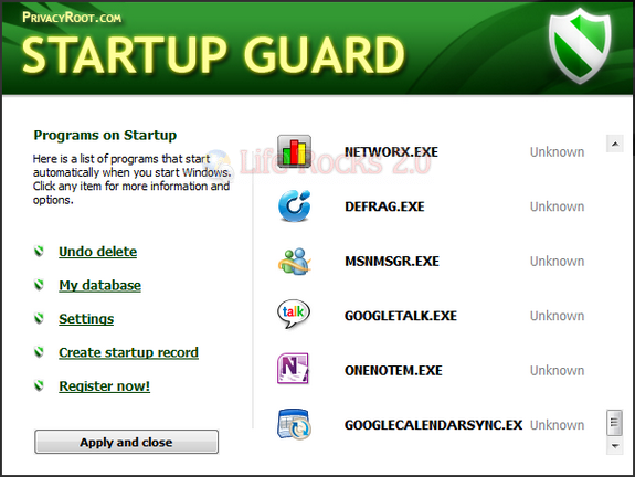 Startup Guard