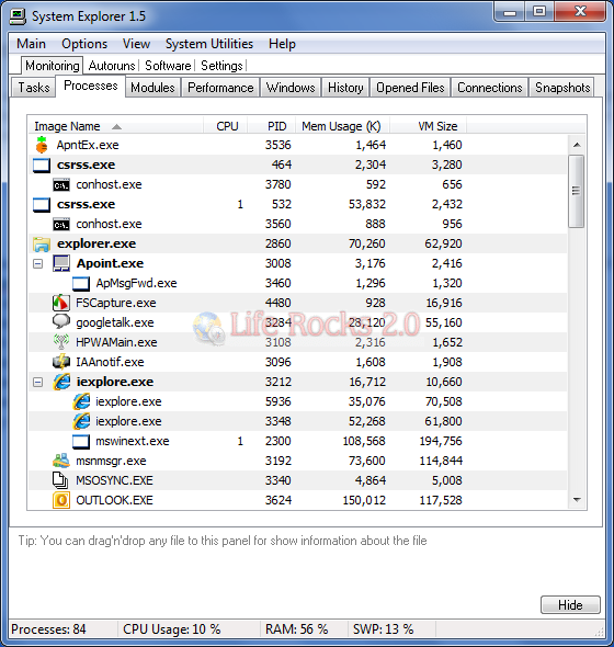 System Explorer