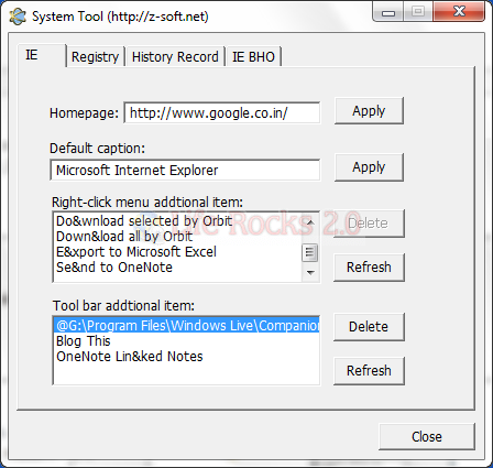 System Tools