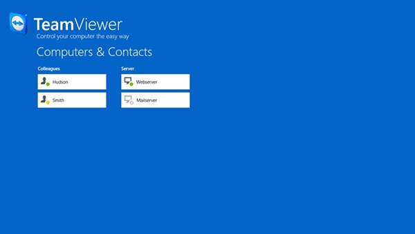 TeamViewer windows 8