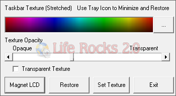 Texturize Taskbar