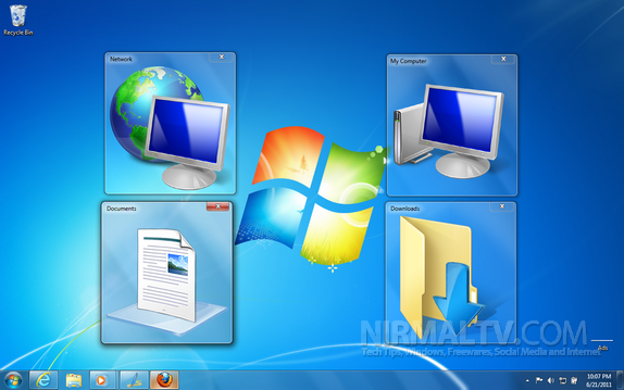 Tiles on Desktop