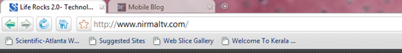 Toolbars of Comodo Dragon