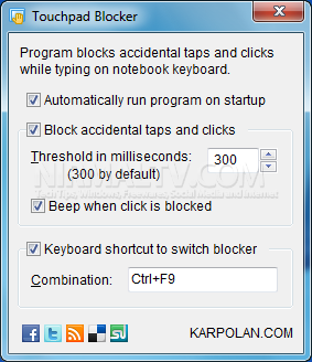 Touchpad Blocker