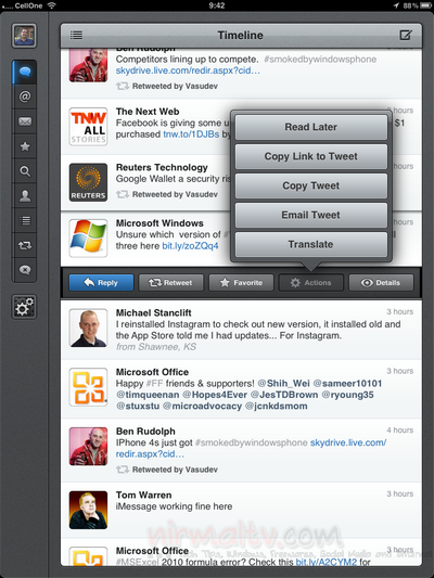 Tweetbot timeline