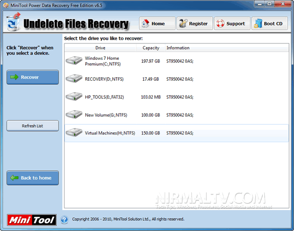 Undelete Recovery