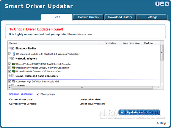 Update Drives