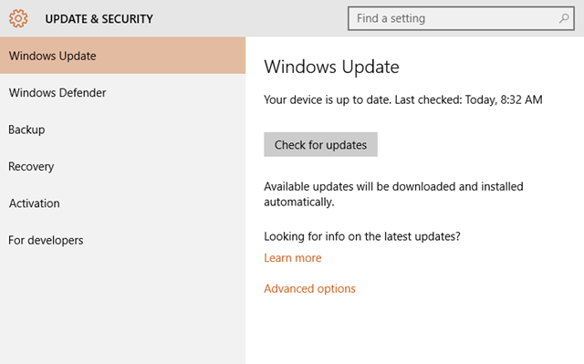 Updates