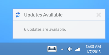 Updates available