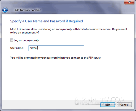 Username