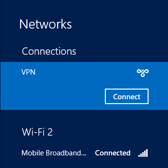 VPN connections