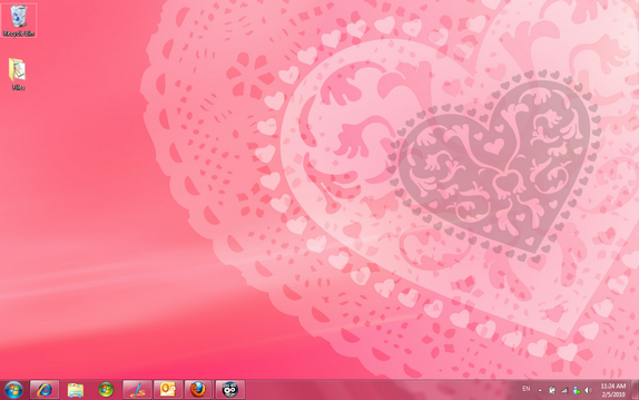 Valentines theme for windows 7