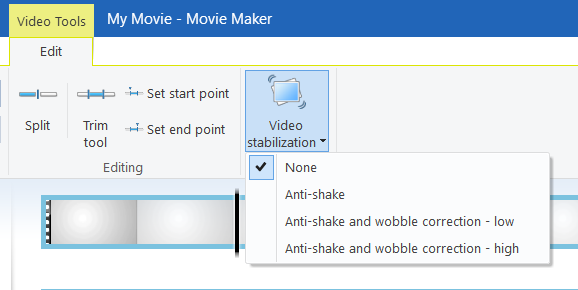 Video stabilization