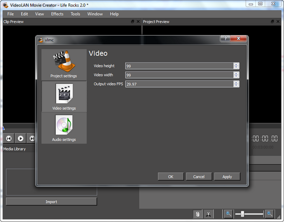 Video LAN movie maker