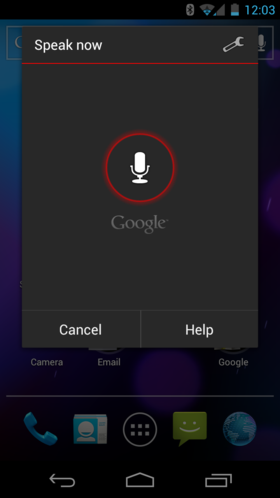 Voice search