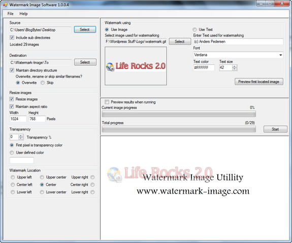 Watermarking tool