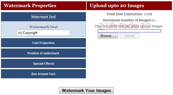 Watermark online