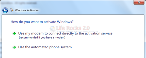 Ways to Activate