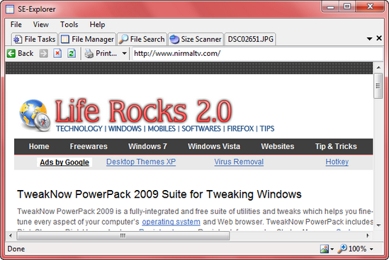 Web browser