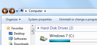 Windows 7 Nav Buttons