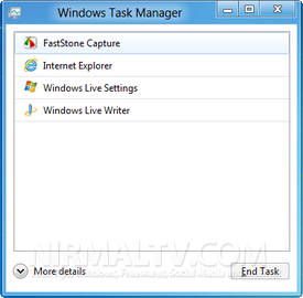 Windows 8 task manager