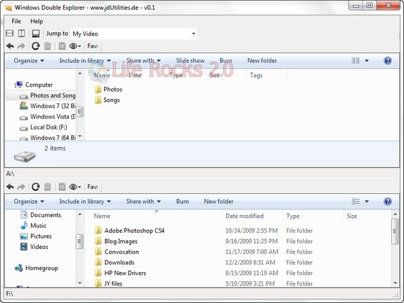 Windows Double Explorer