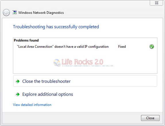 Windows Network Diagnostics