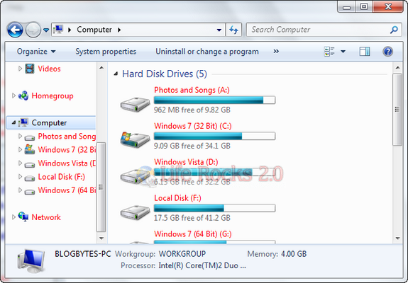 Windows explorer