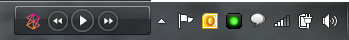 Zune player minimized