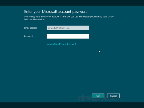 account password