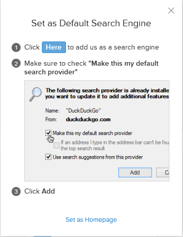 add search
