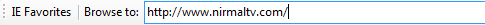 IE9 address bar