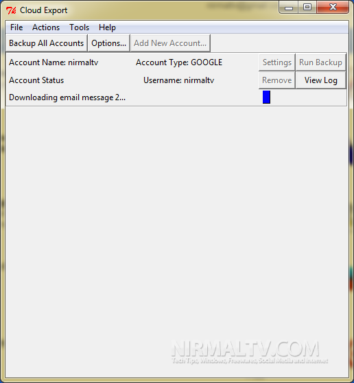 cloud Export