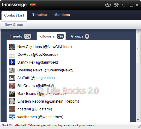 contact list