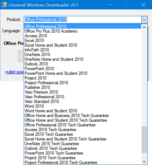 download Microsoft products